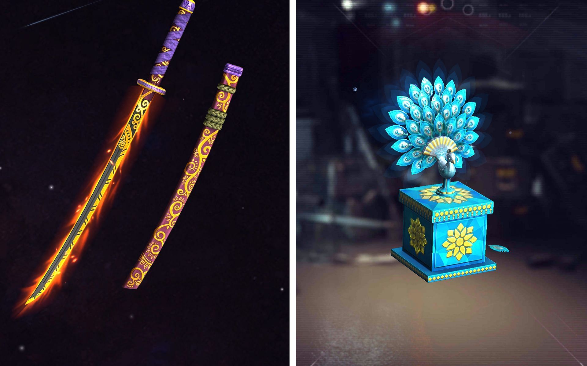 Players can obtain these two items through Diwali events (Image via Free Fire)