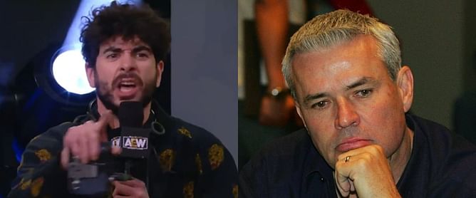 "This is the ultimate example of glasshouses"- Tony Khan feels Eric Bischoff should keep his comments to himself