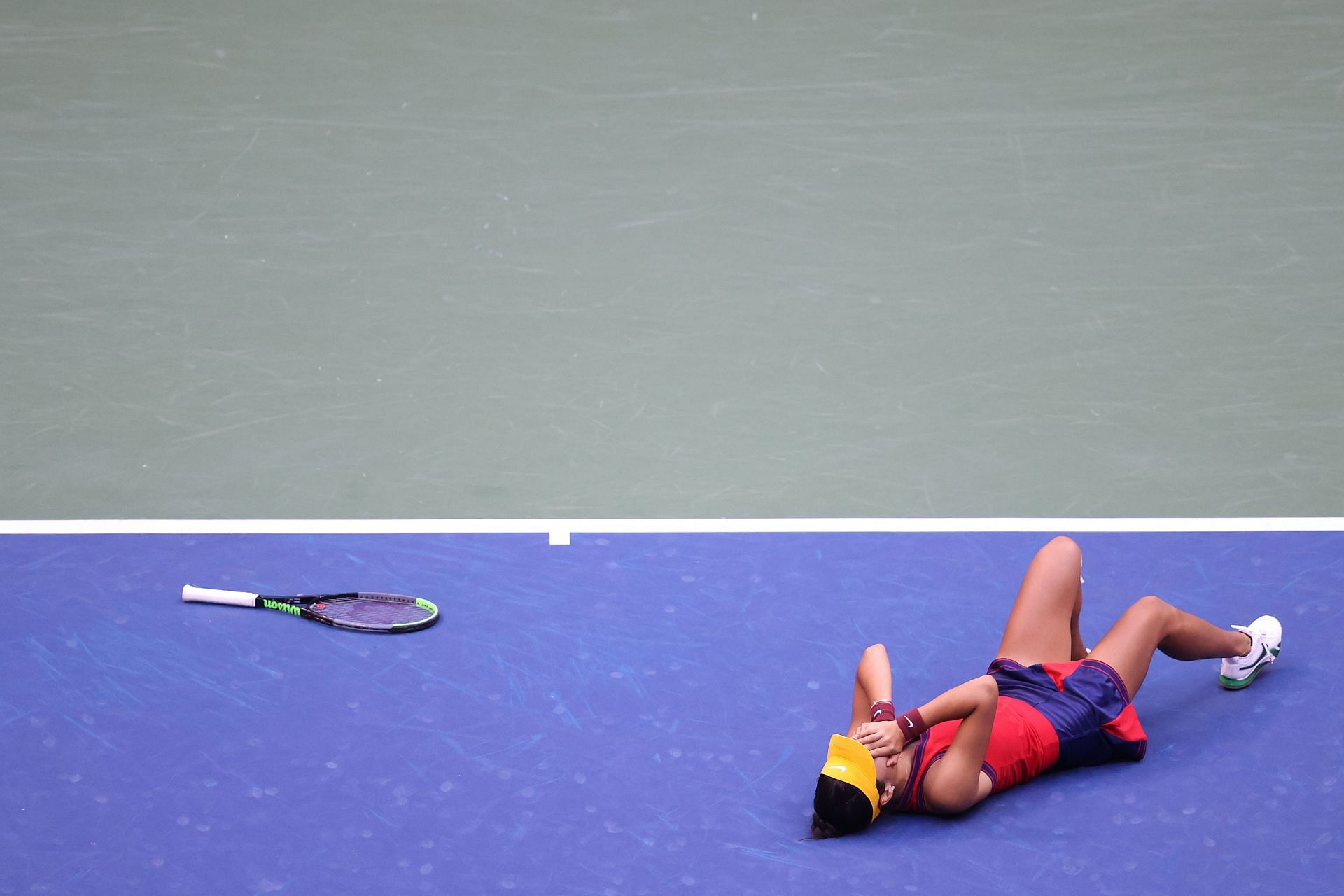 Emma Raducanu in shock after her 2021 US Open triumph.