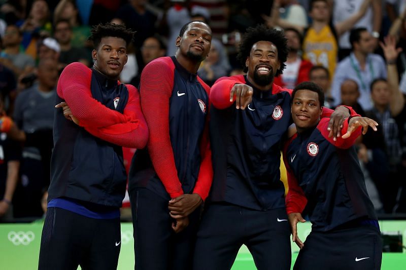 Jimmy Butler and Kyle Lowry were members of Team USA at the 2016 Rio Olympics