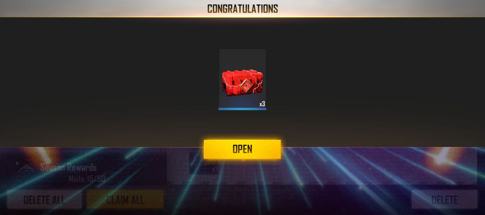 Boxes can be collected from mail (Image via Free Fire)