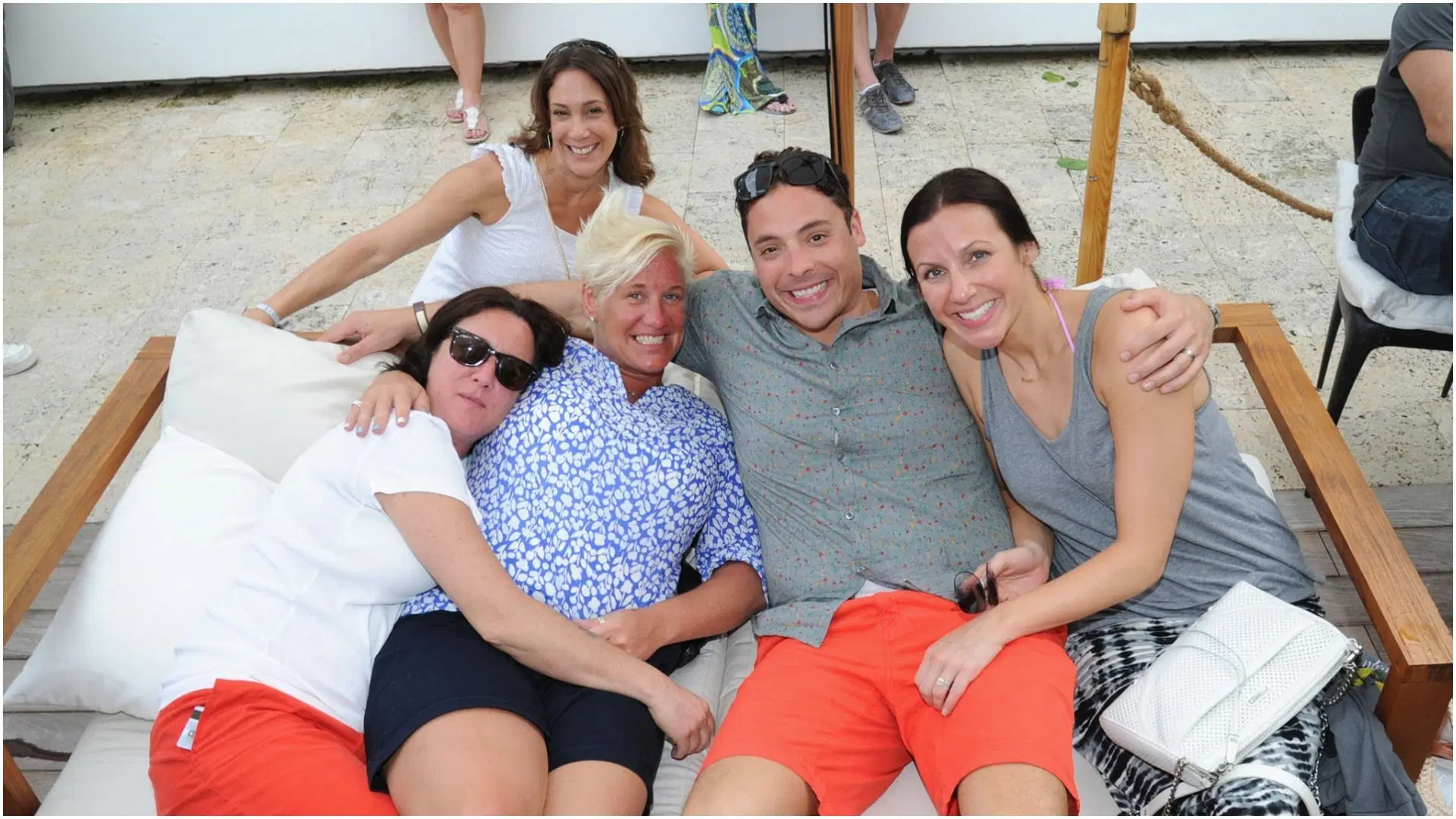 Koren Grieveson, Anne Burrell, Jeff Mauro and Sarah Mauro attend Sirius XM&#039;s FOOD TALK with Geoffrey Zakarian (Image via Getty Images)