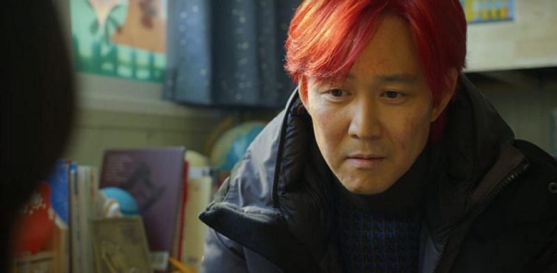 Enr Gi Hun&#039;s interesting hair choice is a burning question viewers are left with at the end of Squid Game (Image via Netflix)