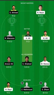 NOR vs SIN Dream11 - Team 2