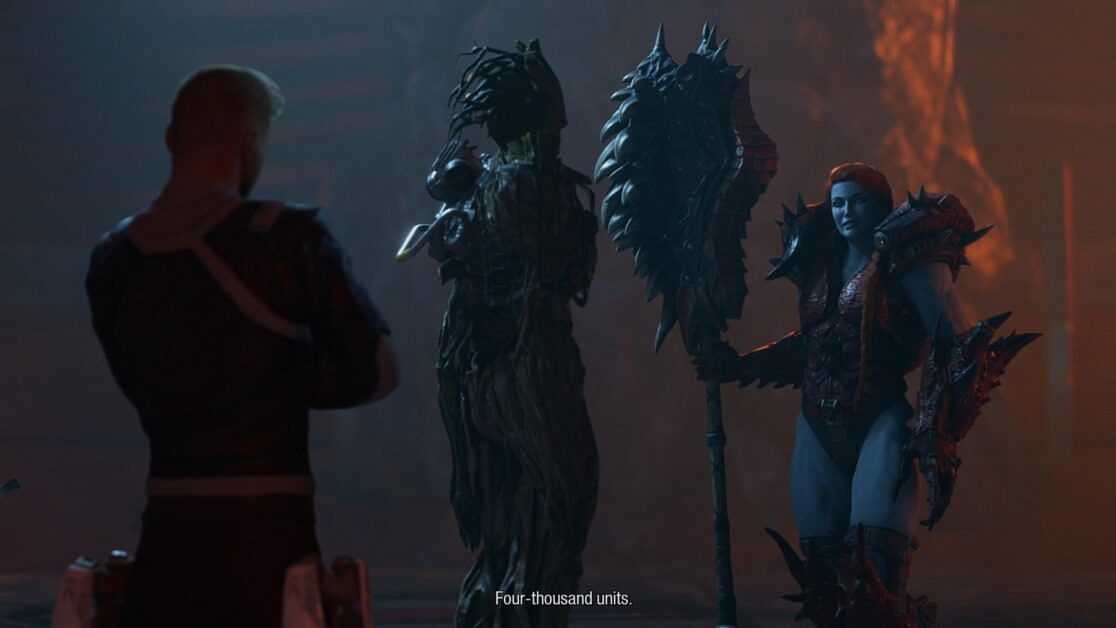 Sell Groot to Lady Hellbender (Image via Square Enix)