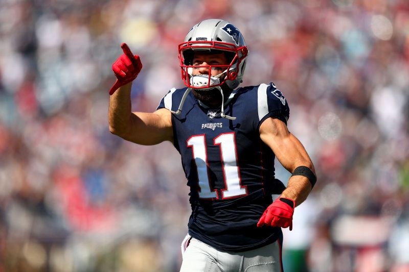 Julian Edelman for the New England Patriots