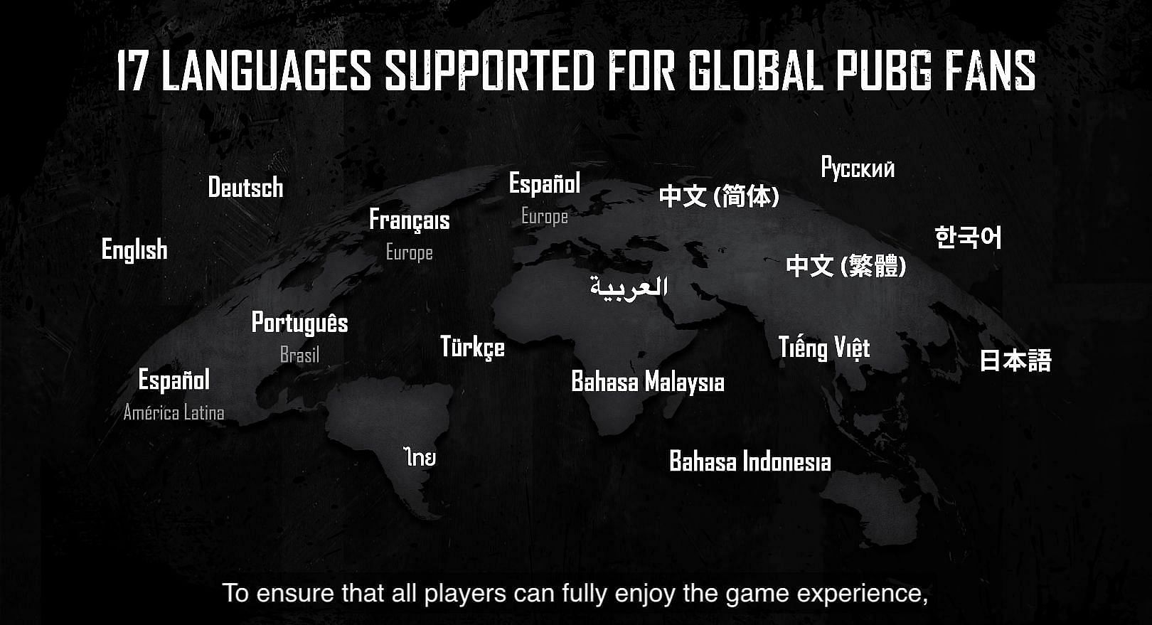 Players can access around the world (Image via Krafton)