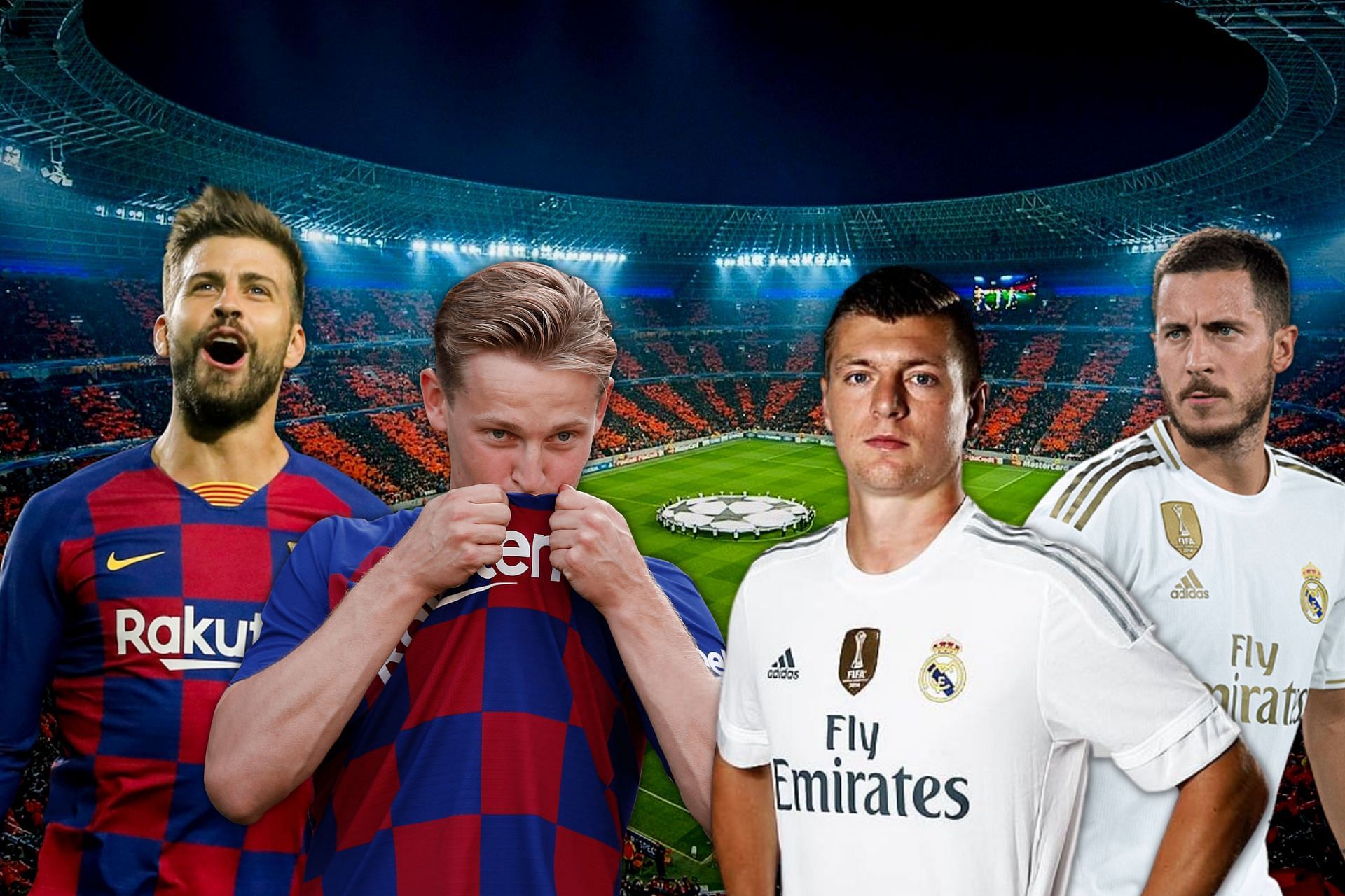 Who&#039;s better in FIFA 22: Real Madrid or Barcelona? (Image via Sportskeeda)