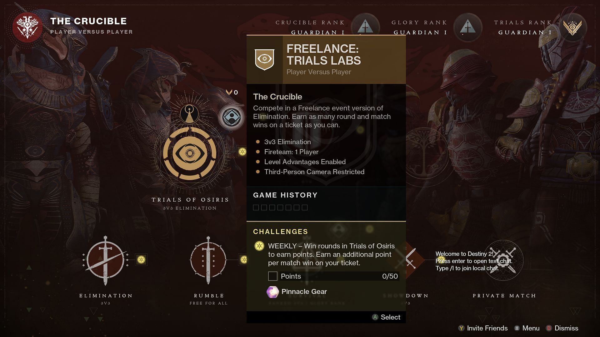 Destiny 2 Freelance Trials (Image via Bungie)