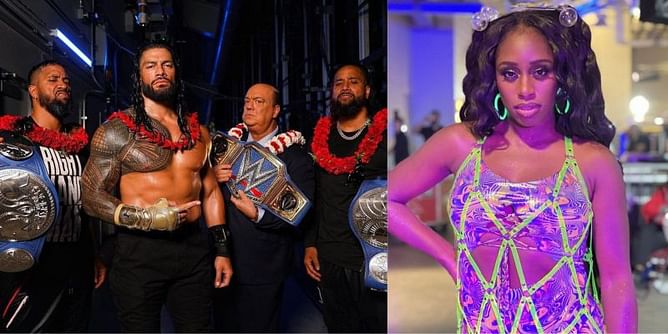 4 कारण क्यों नेओमी को WWE द्वारा रोमन रेंस के फैक्शन में जोड़ा जाना चाहिए