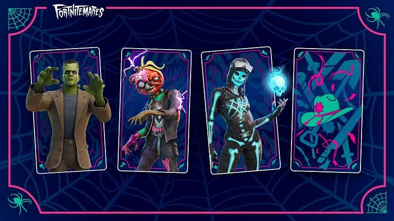 Skins for the first week of Fortnitemares (Image via Epic Games)