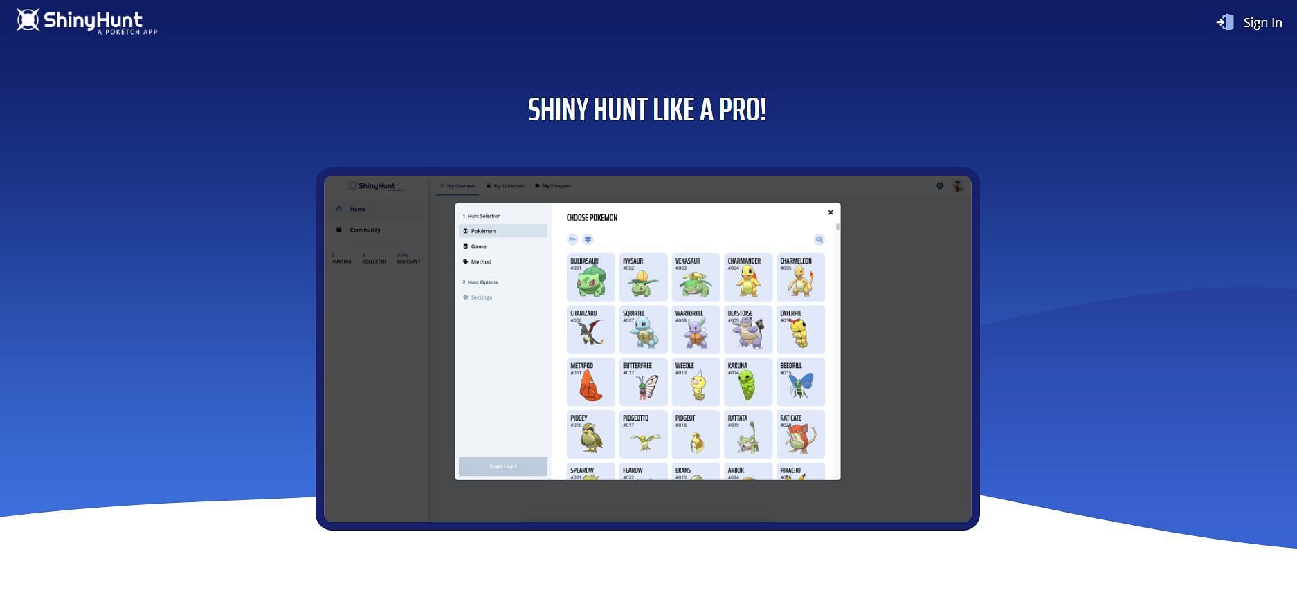 Shiny Hunt expands somewhat on ShinyApp&#039;s capabilities (Image via Poketch).