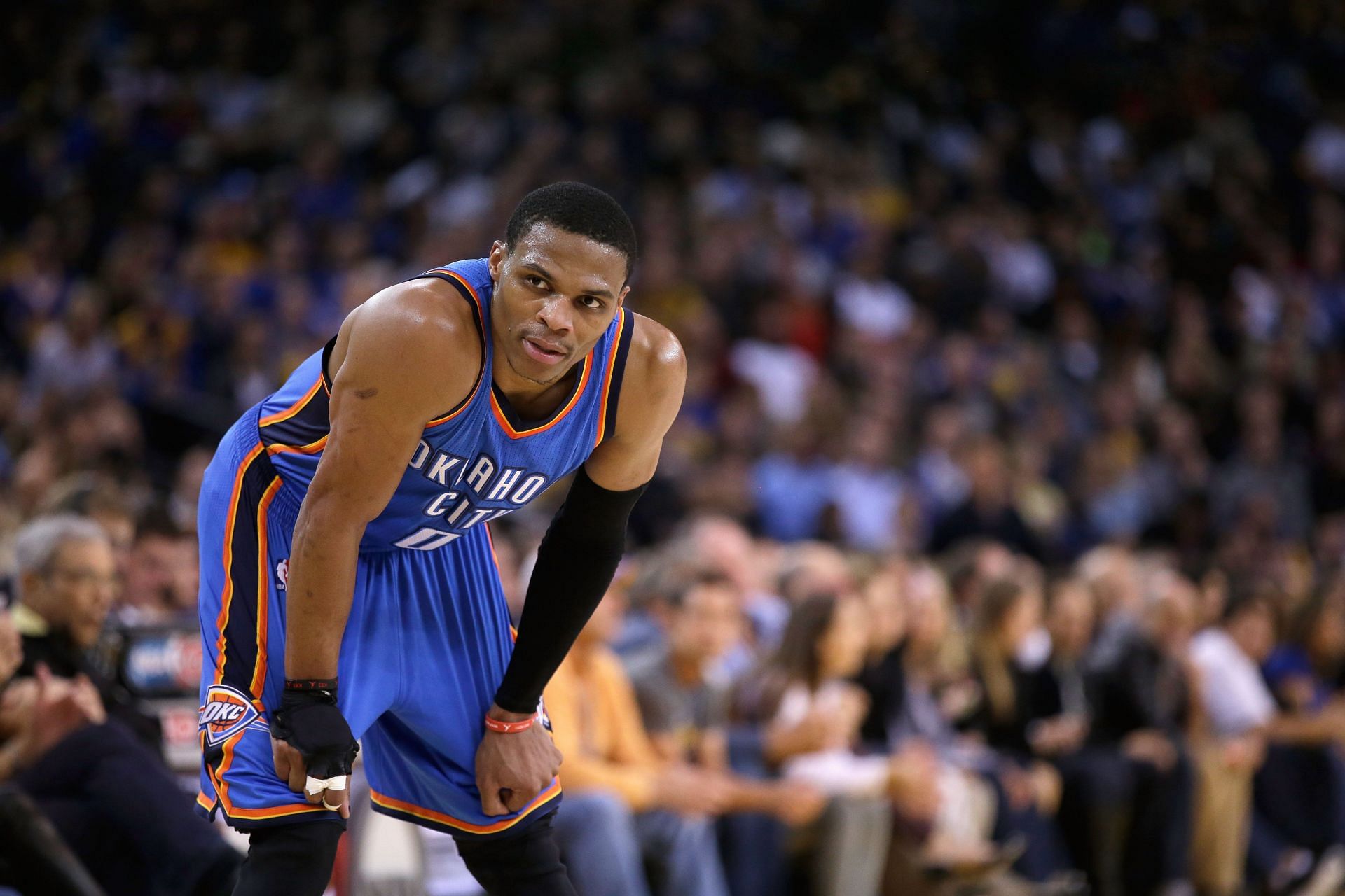 Russell Westbrook with the Oklahoma City Thunder in 2014