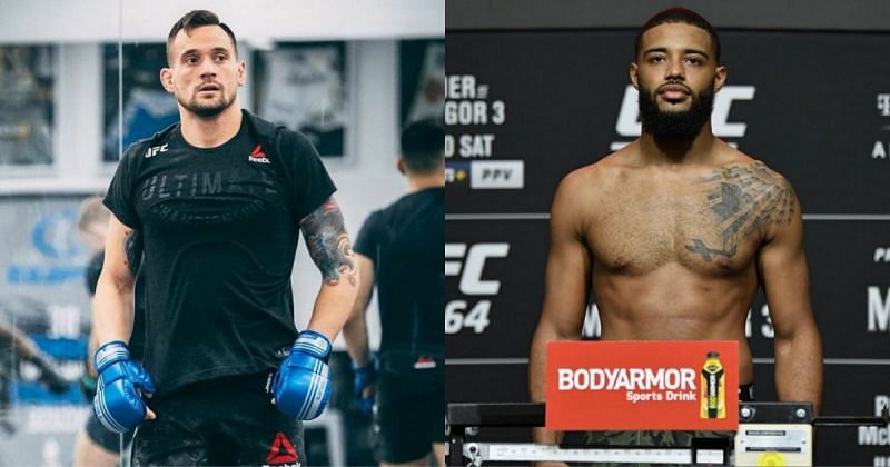 James Krause (left) and Trevin Giles (right) [Image Credit: @thejameskrause &amp; @ufc_trevingiles via Instagram]