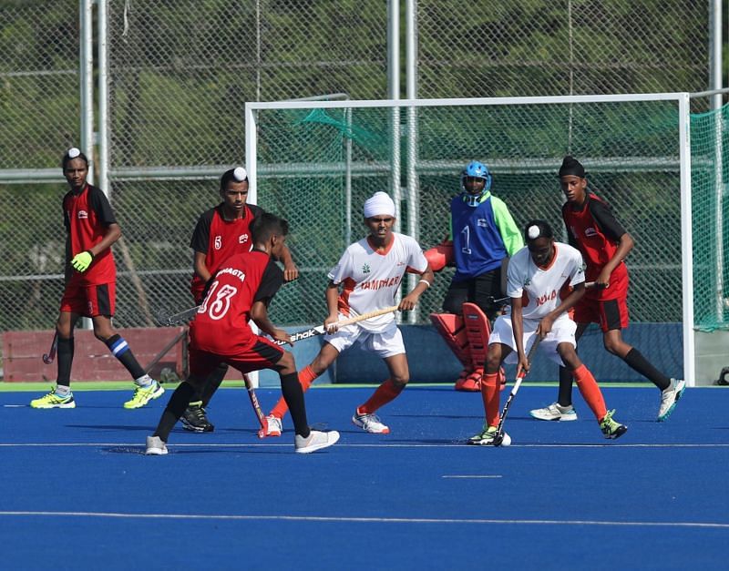 Action from the sub-junior National Championship held at Bhopal. (PC: Hockey India)