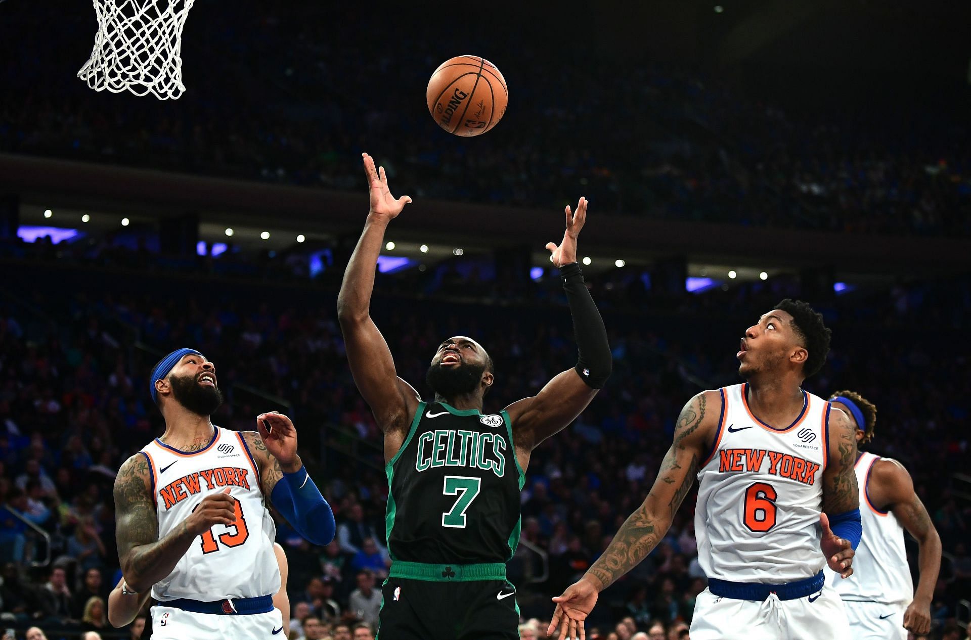 Jaylen Brown was sizzling hot for the Boston Celtics against the New York Knicks after being cleared from health and safety protocols just a day before tip-off.