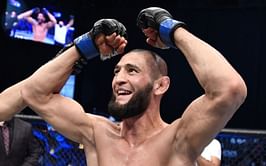 "Give me Brock Lesnar, I don't care" - Dana White reveals what Khamzat Chimaev told him while slamming Li Jingliang at UFC 267