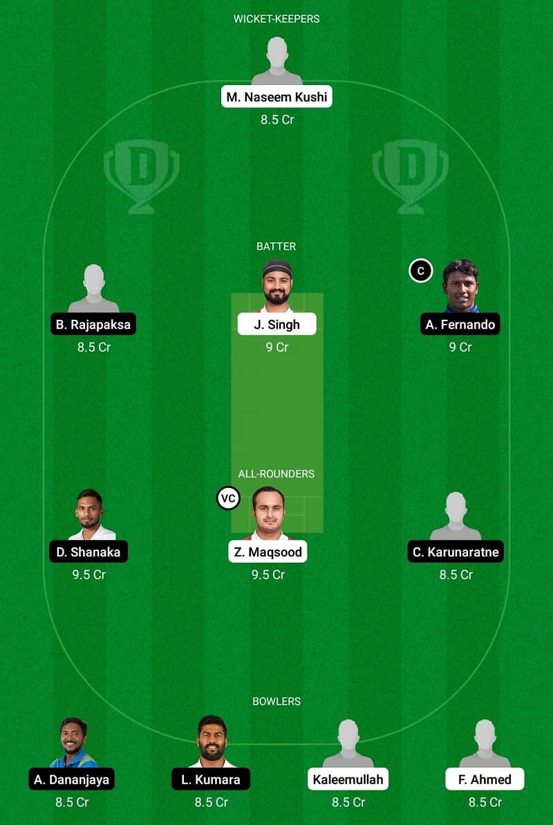 OMN vs SL Dream11 Team - 1