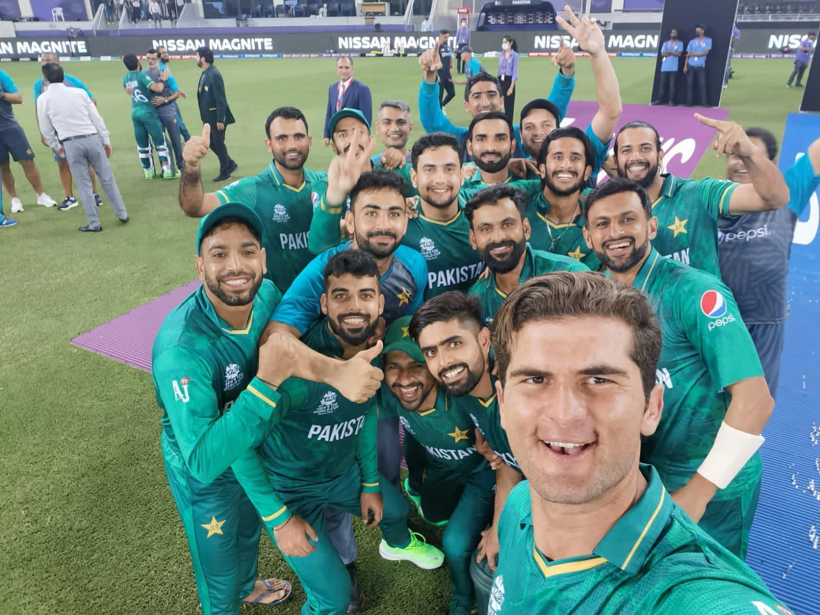 Pakistan Team members. (Image source: PCB)