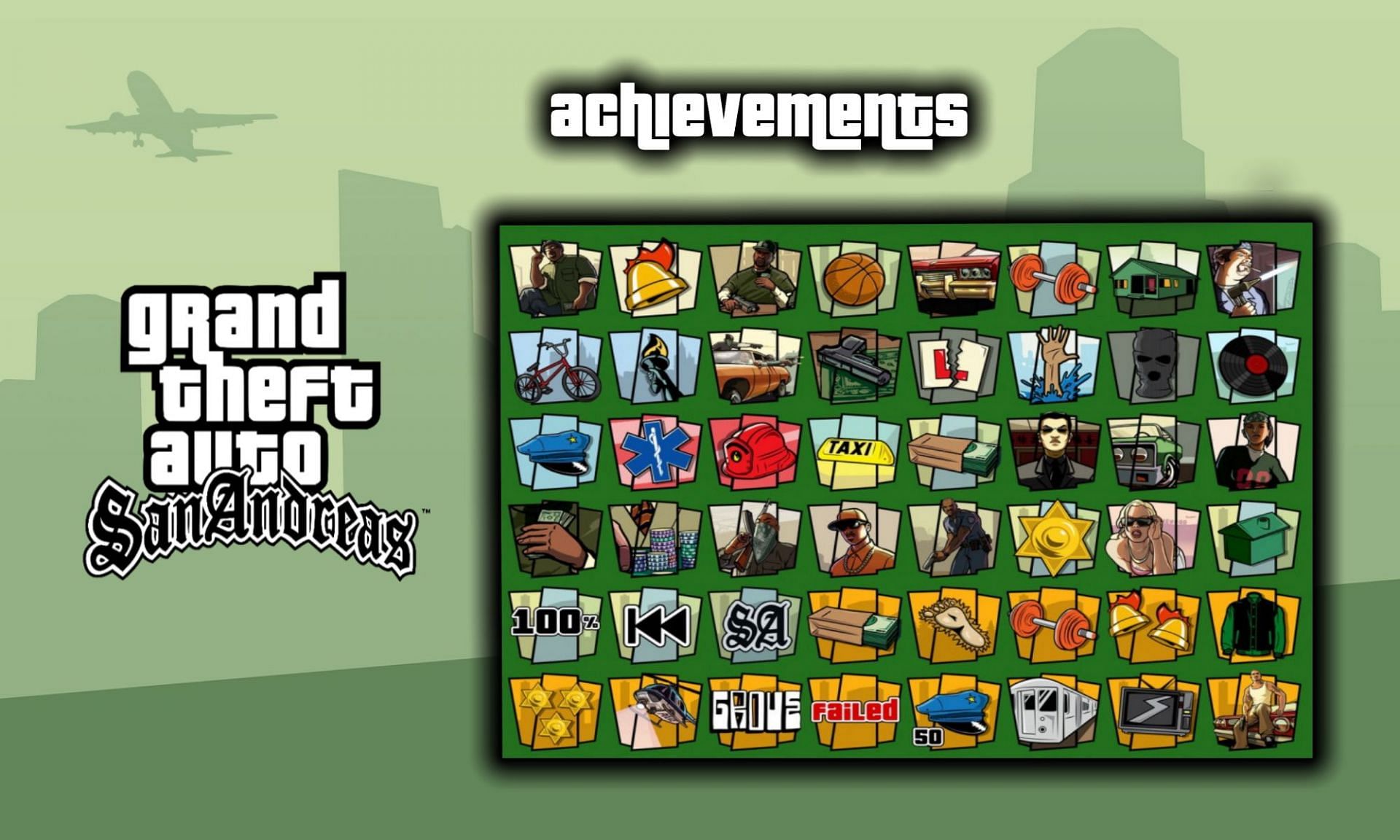 Now the achievement icons have leaked for GTA 3, Vice City and San