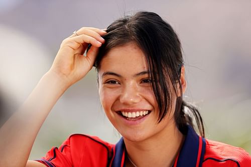 Emma Raducanu at the BNP Paribas Open.