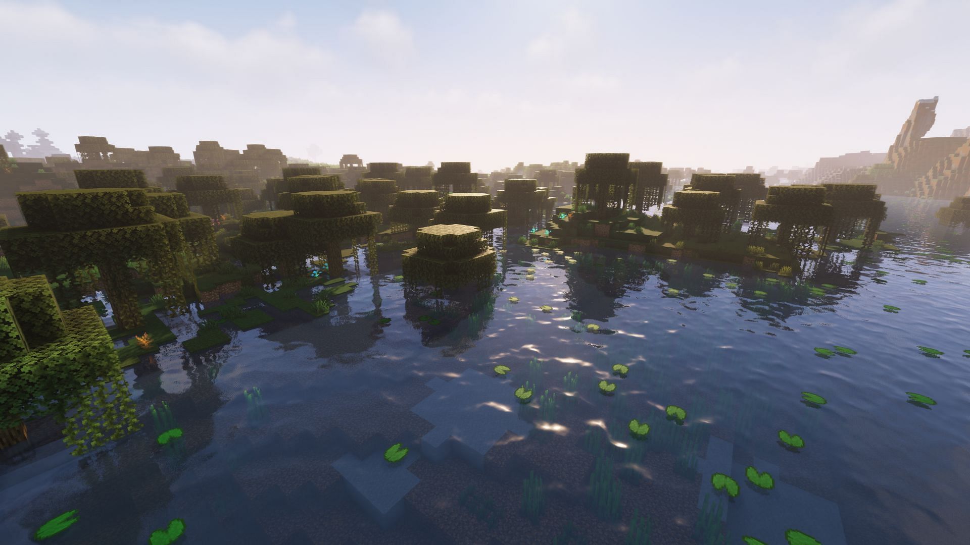 Swamp biome in 1.17 (Image via Minecraft)