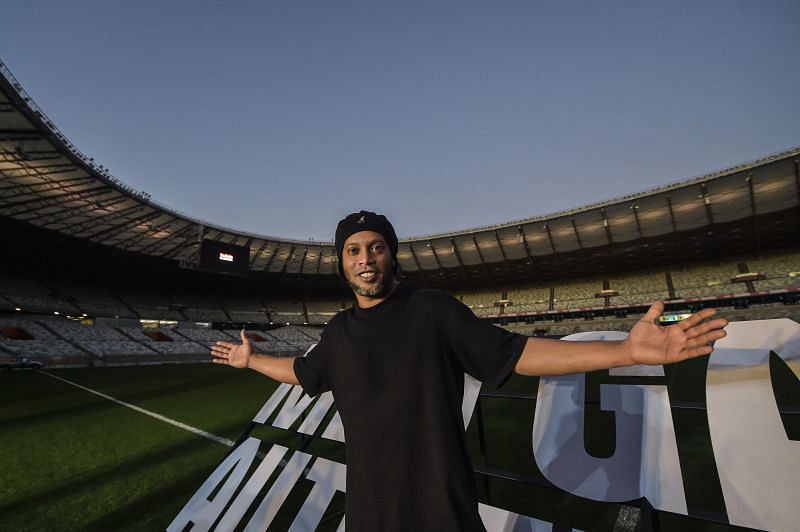 Ronaldinho Gaucho scored a few memorable free-kicks.