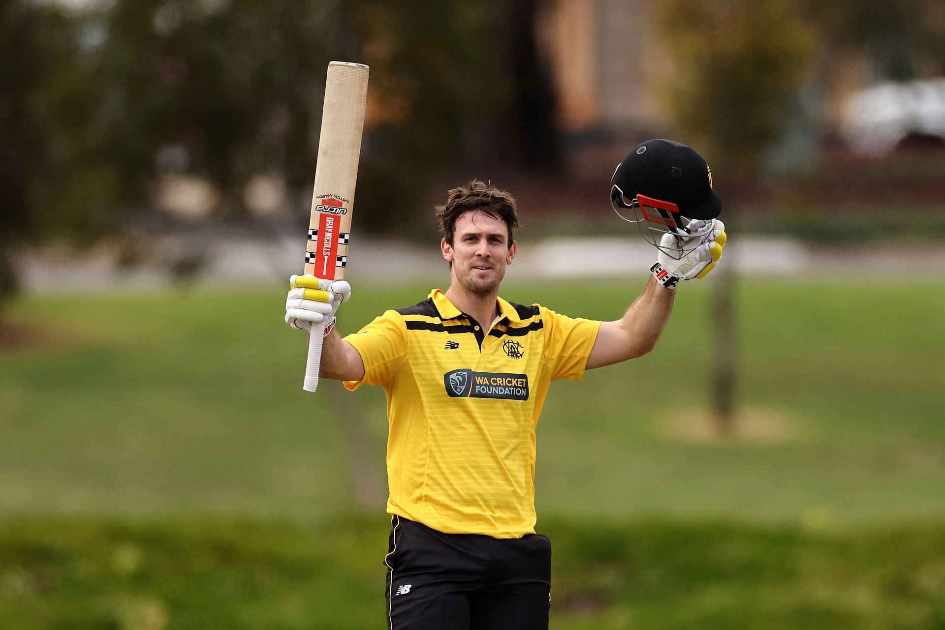 Mitchell Marsh in action at the Marsh One-Day Cup - SA v WA