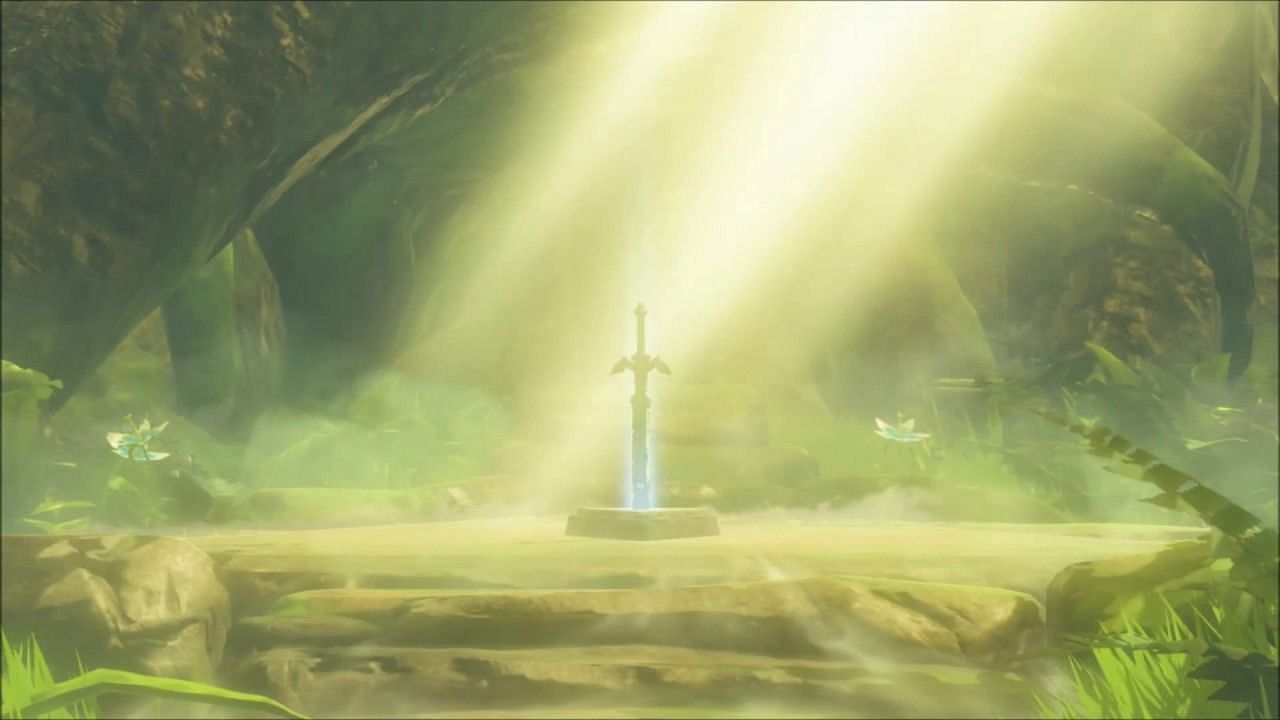 Master Sword in Legend of Zelda (Image via YouTube/virtuaconker85)