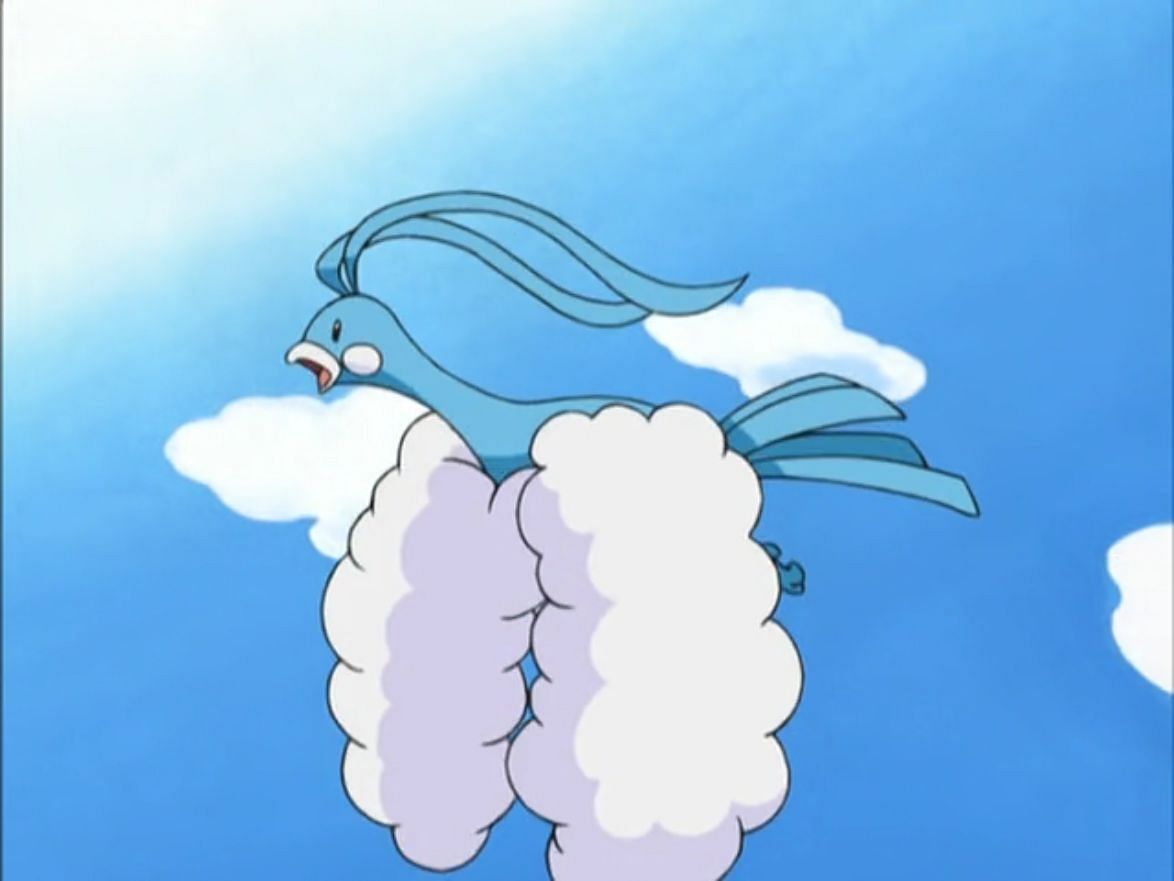 Altaria in the anime (Image via The Pokemon Company)