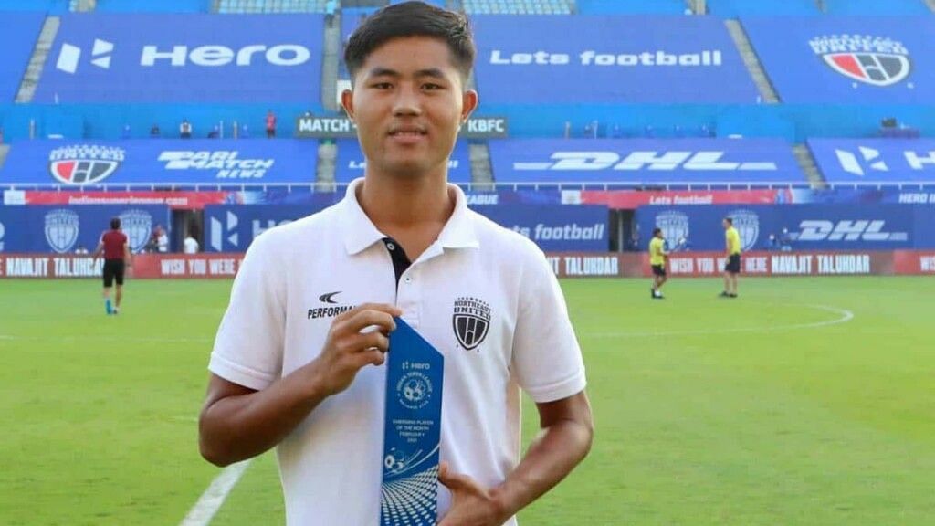 Apuia became the youngest player ever to captain an ISL side (Image courtesy: ISL Media)