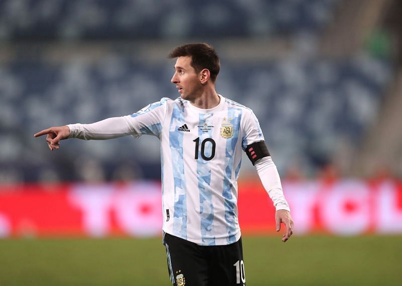 Lionel Messi (in picture) and Cristiano Ronaldo are leaders for club and country.