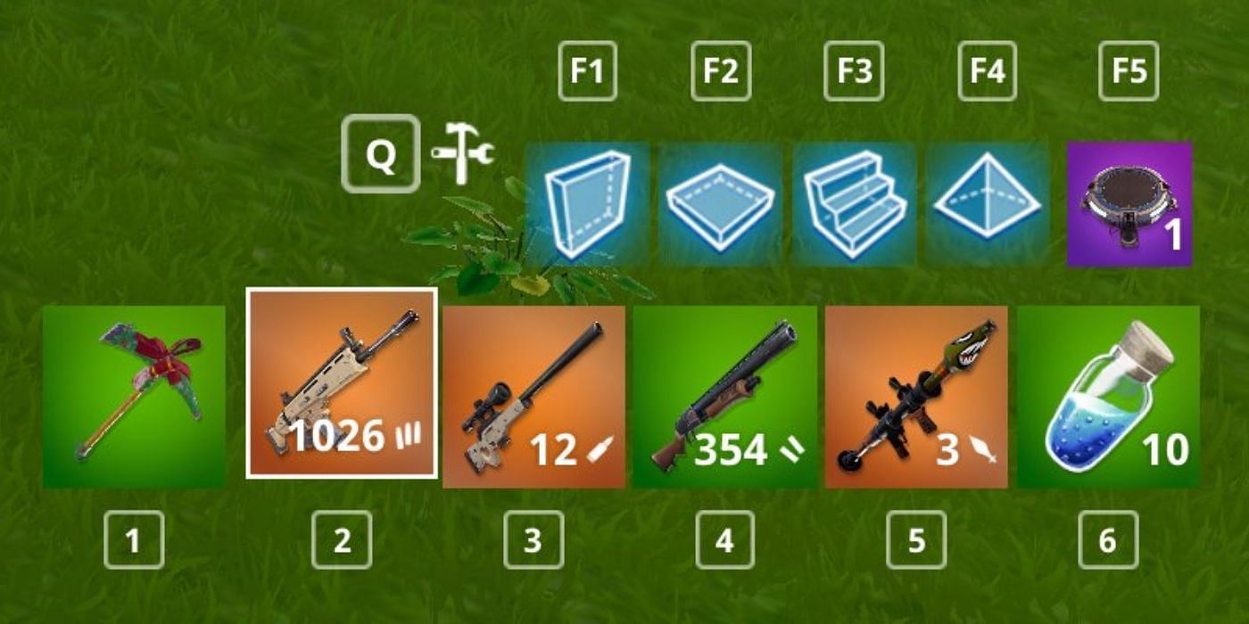 Fortnite in-game inventory (Image via Epic Games)