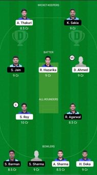 DPR vs SBC Dream11 Prediction - Assam T20