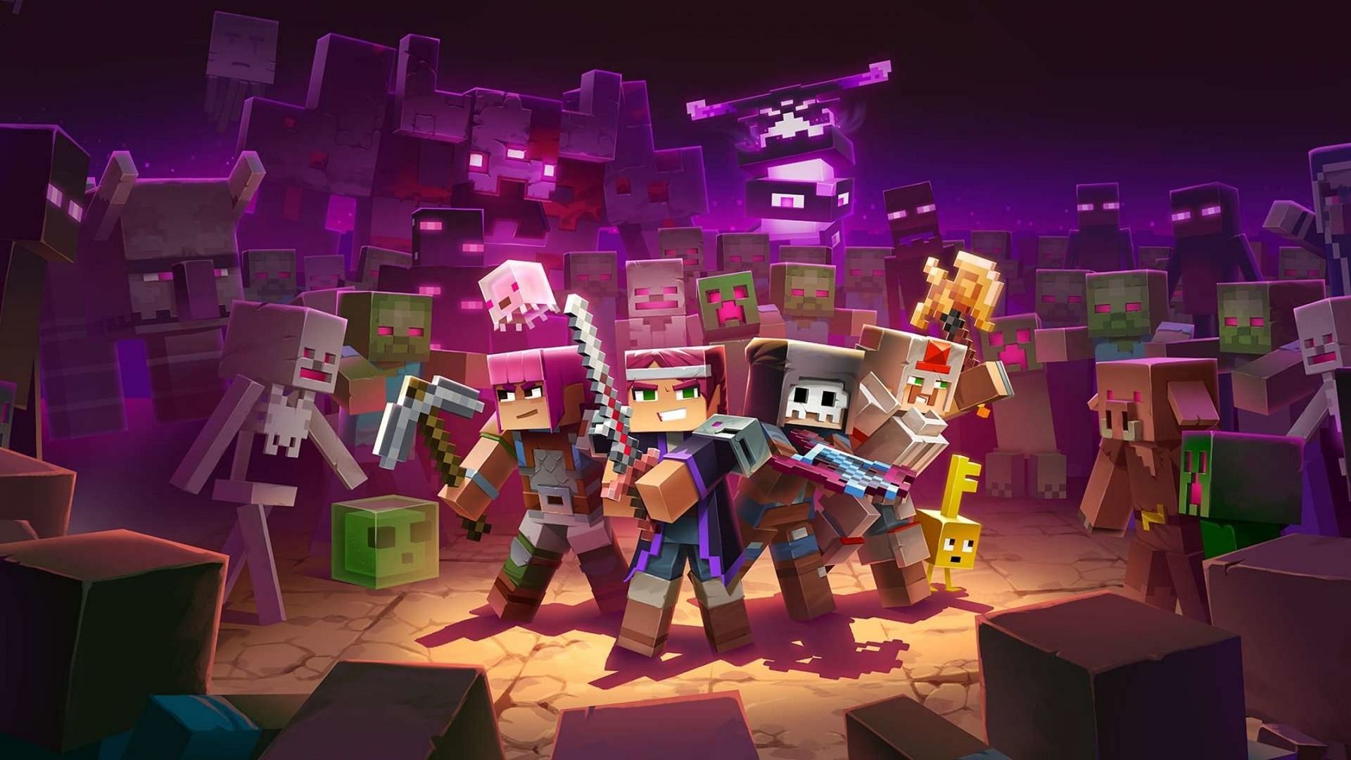 Minecraft Dungeons&#039; Ultimate Edition provides all the DLC a player needs to enjoy the game&#039;s full experience (Image via Mojang)