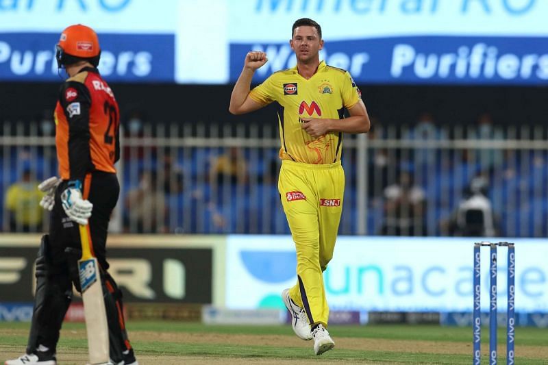 Josh Hazlewood was in fine form against SRH. (Image Courtesy: IPLT20.com)