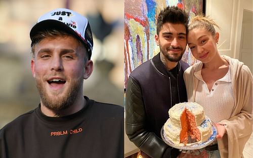 Jake Paul takes a shot at Zayn Malik and Gigi Hadid [Right image credit: @itsgigizayn via Instagram]