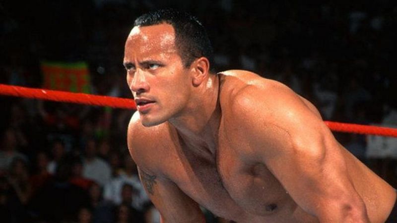 The Rock during his run with WWE in 2001