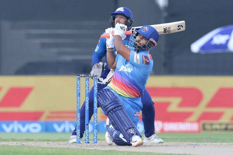 Rishabh Pant has tended to throw away his wicket while going for the big shots [P/C: iplt20.com]