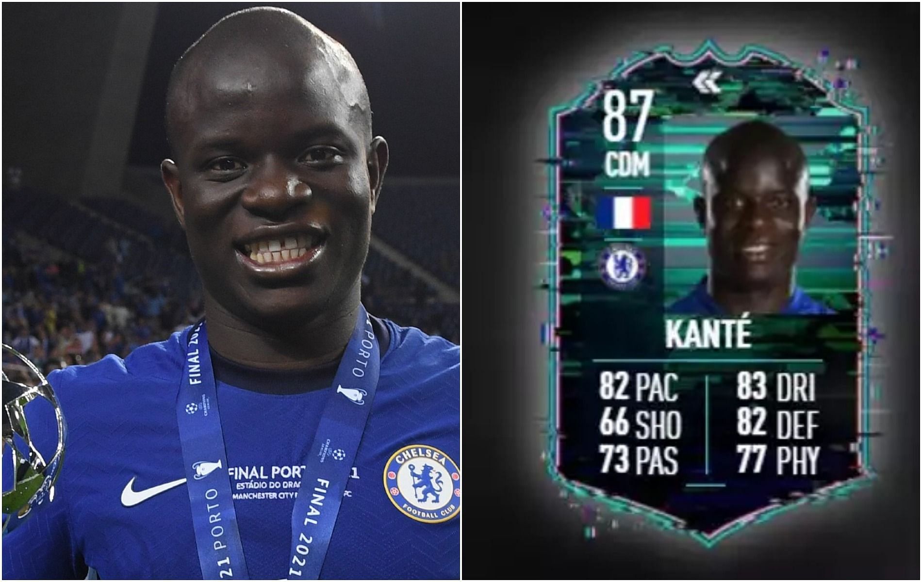 N&#039;Golo Kante is the latest flashback card in FIFA 22