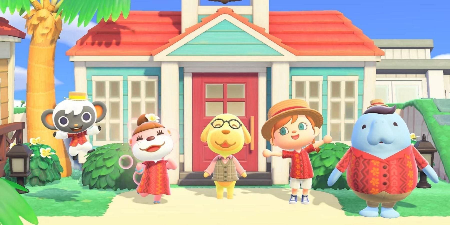 Visiting the Happy Home Paradise folks will be a daily activity in Animal Crossing (Image via Nintendo)