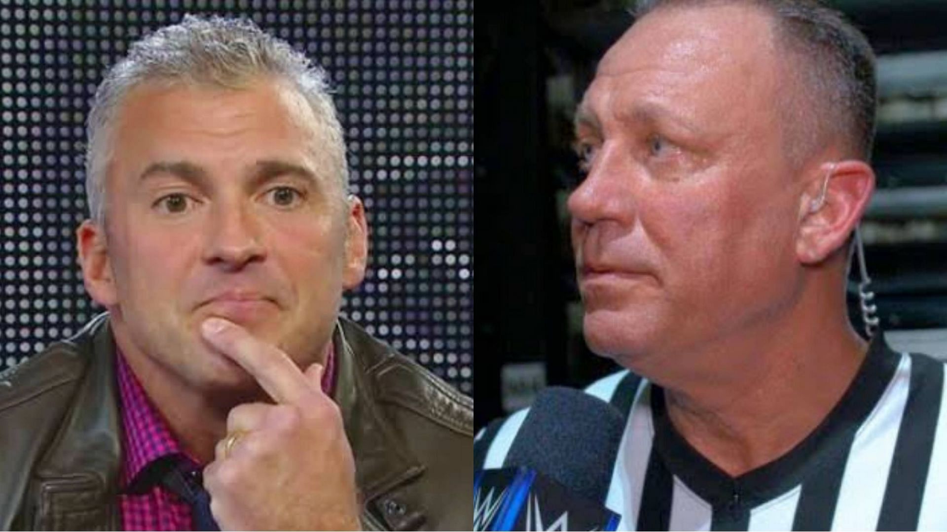 Shane McMahon (left) and Mike Chioda (right)