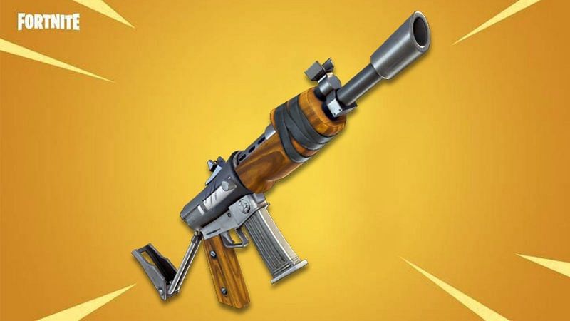 The Burst Assault Rifle. (Image via Epic Games)