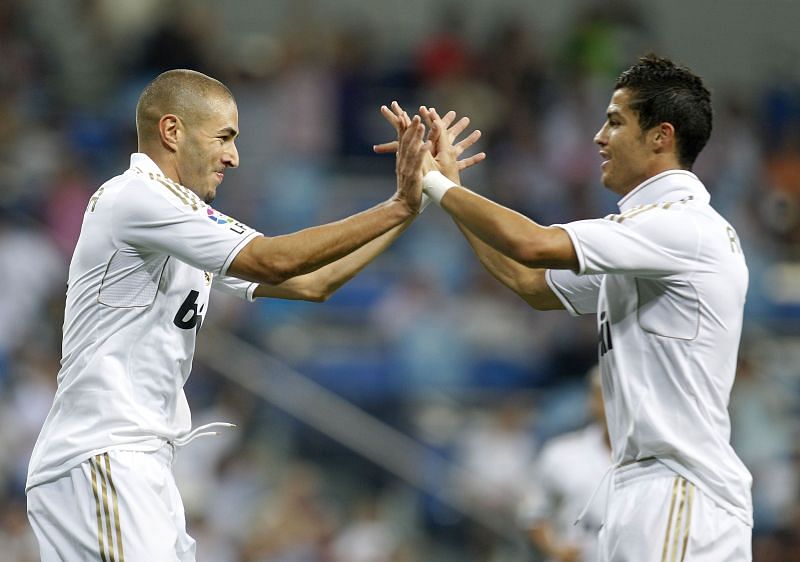 Karim Benzema (left) and Cristiano Ronaldo