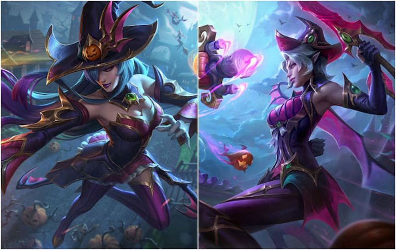 League of Legends patch 11.20 official notes brings Bewitching skin line (Images via Riot Games)