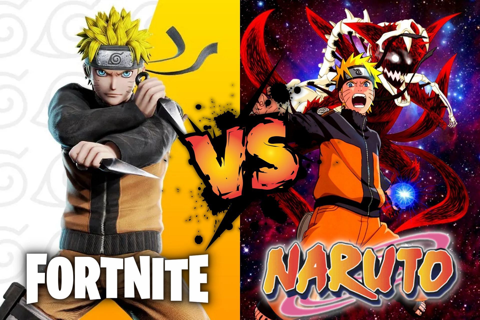 Naruto: Fortnite fans vs. Anime Fans (Image via Sportskeeda)