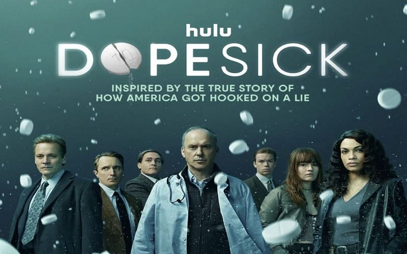 Official Poster for Hulu&#039;s Dopesick (Image via IMDb)