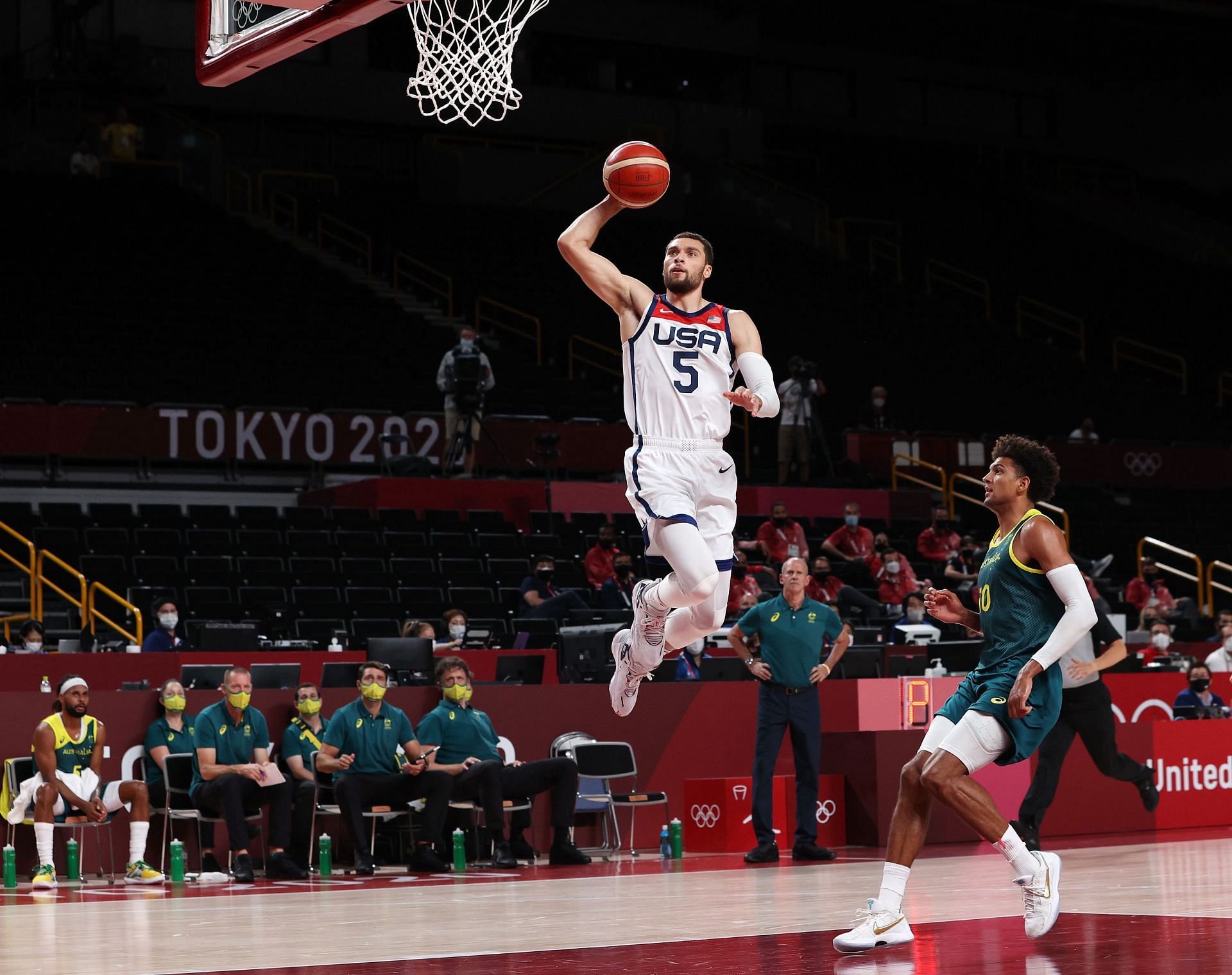 United States v Australia Men's Basketball - Olympics: Day 13