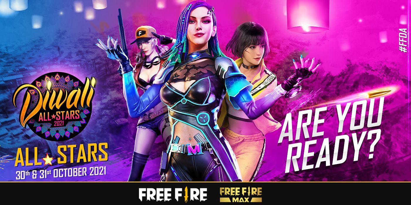 Free Fire Diwali All Stars 30th and 31st October 2021