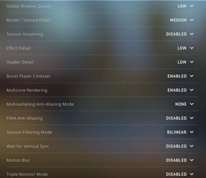 Best CSGO settings for players with lowend PCs
